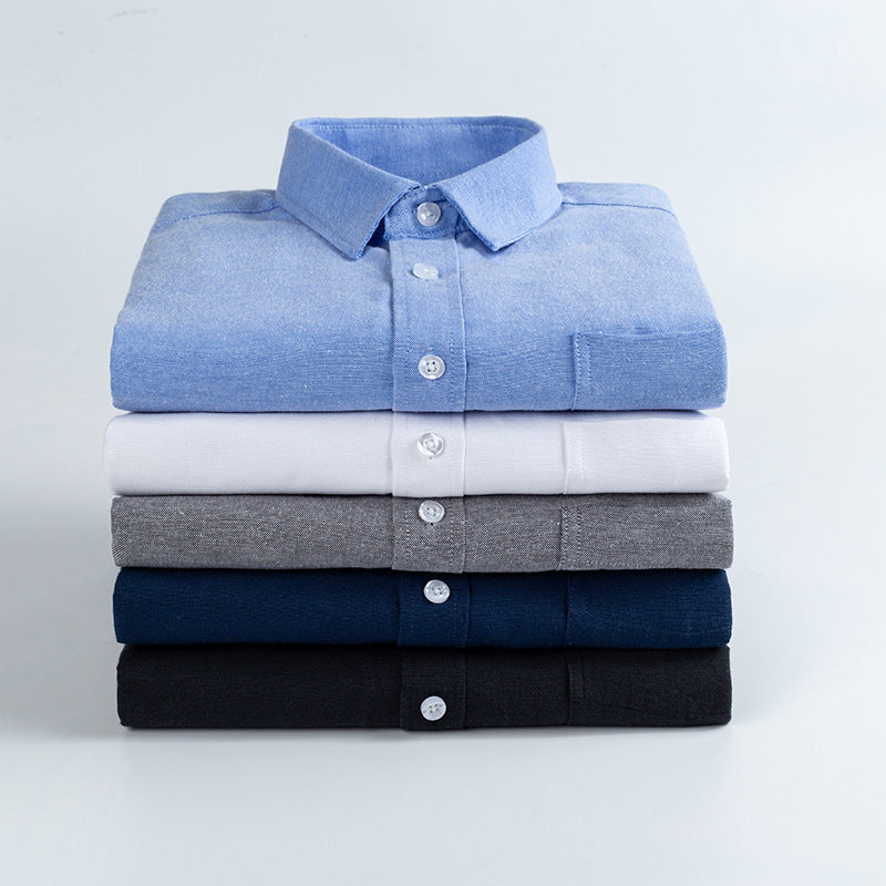 Men's Elegant Cotton Shirt with Modern Cut Lisslune