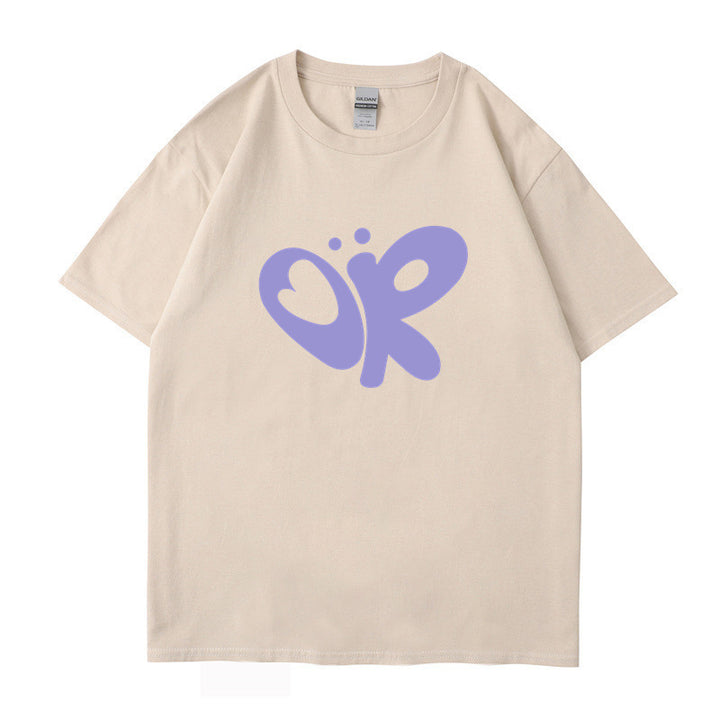 Women's casual T-shirt with unique graphic print Lisslune