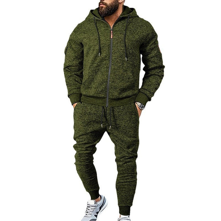 Men's tracksuit with hood and practical pockets Lisslune