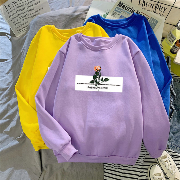 Women’s sweatshirt with floral motif Lisslune