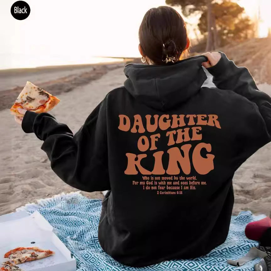 Women's hoodie with motivational lettering Lisslune