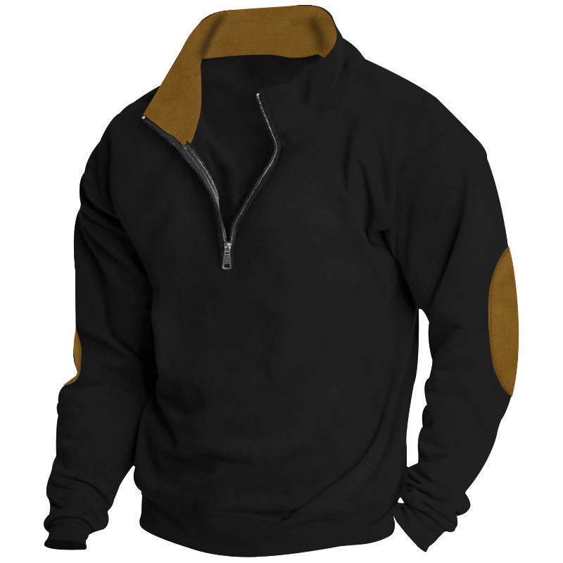 Men's sweater with high collar and zip closure Lisslune