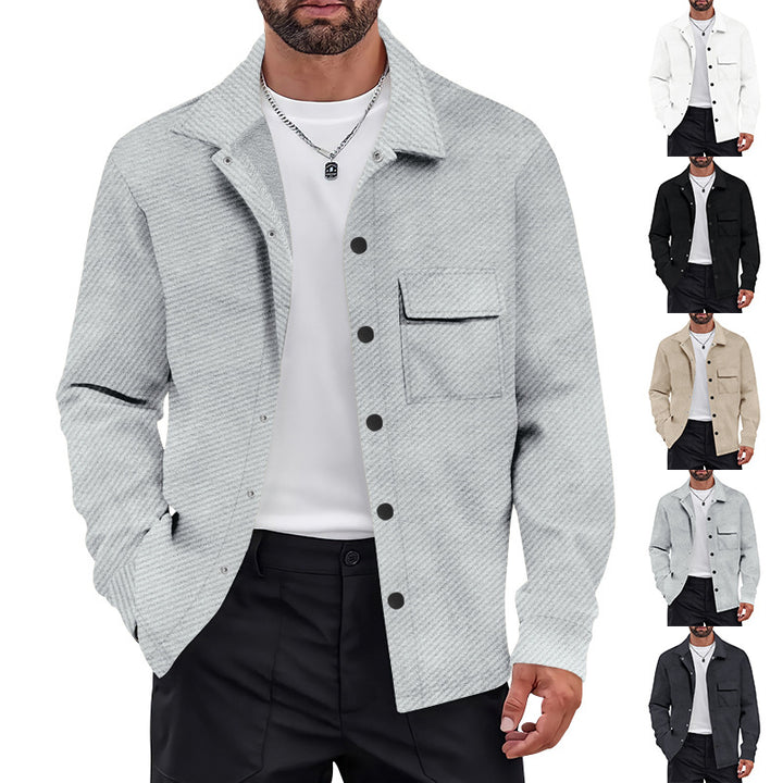 Men's casual shirt jacket Lisslune
