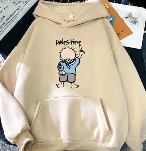 Women’s hoodie with creative illustration design Lisslune