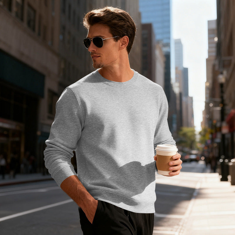 Men's casual sweatshirt with modern cut and comfortable cotton blend Lisslune