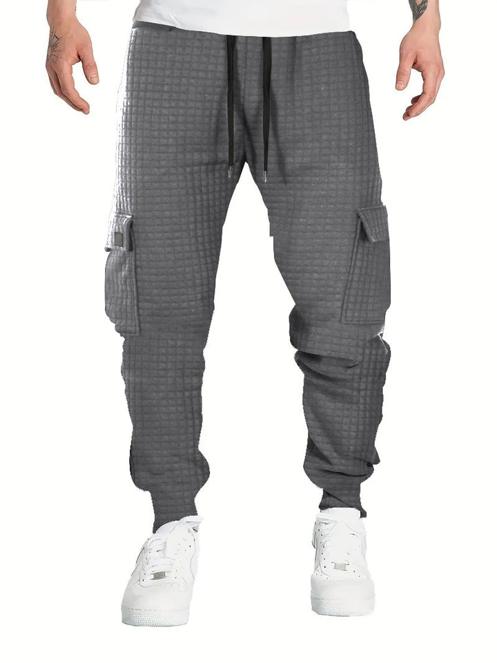 Men's fashionable cargo joggers in casual design Lisslune
