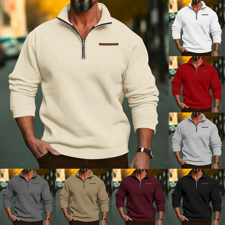 Men's Fleece Sweatshirt with Zip Lisslune
