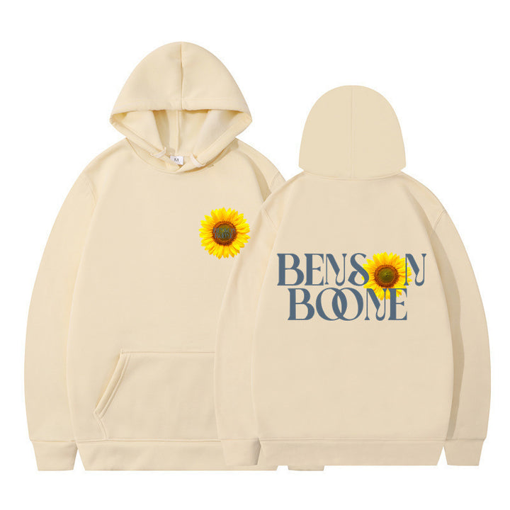 Women's hoodie with unique sunflower design and comfortable fit Lisslune