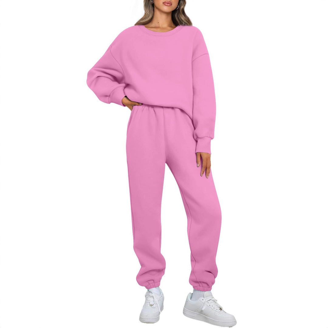 Women's comfortable leisure suit with oversized cut and elastic waistband Lisslune