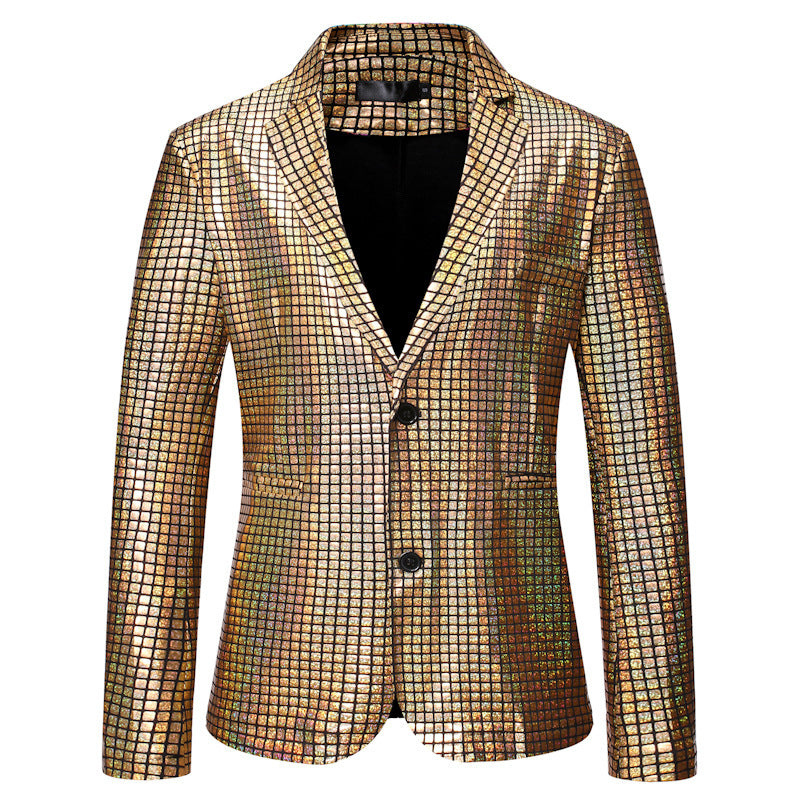 Men's extravagant sequin jacket in modern design Lisslune