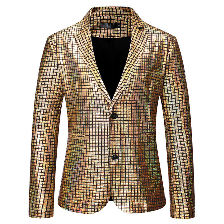 Men's extravagant sequin jacket in modern design Lisslune