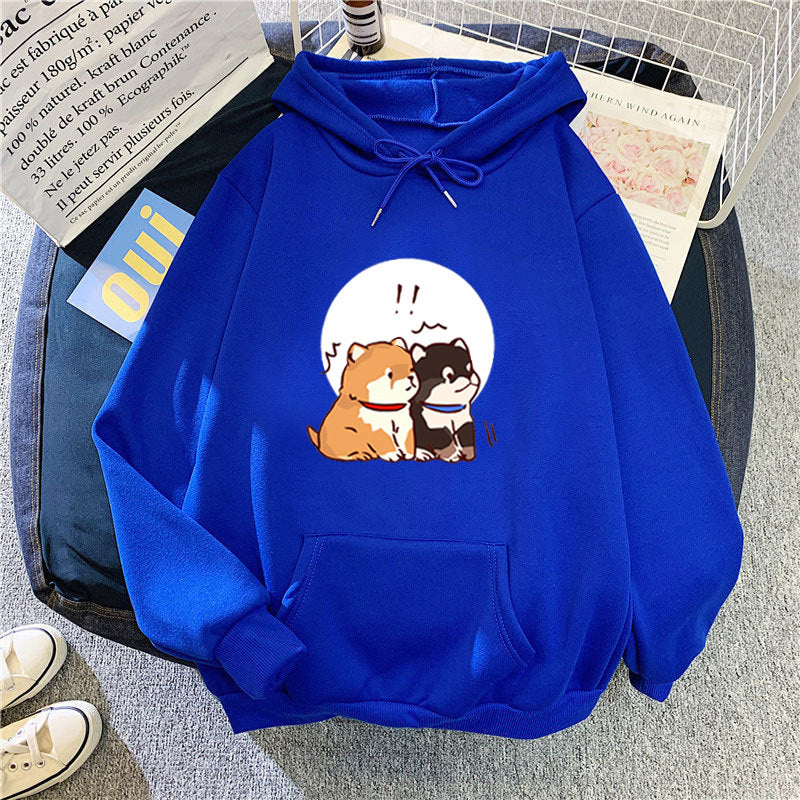 Women's hoodie with cute dog design Lisslune
