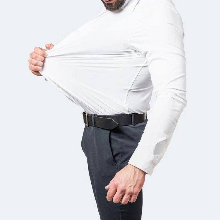 Men's Flexible Long Sleeve Shirt with Breathable Technology Lisslune