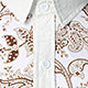Men's long-sleeve shirt with modern paisley design Lisslune