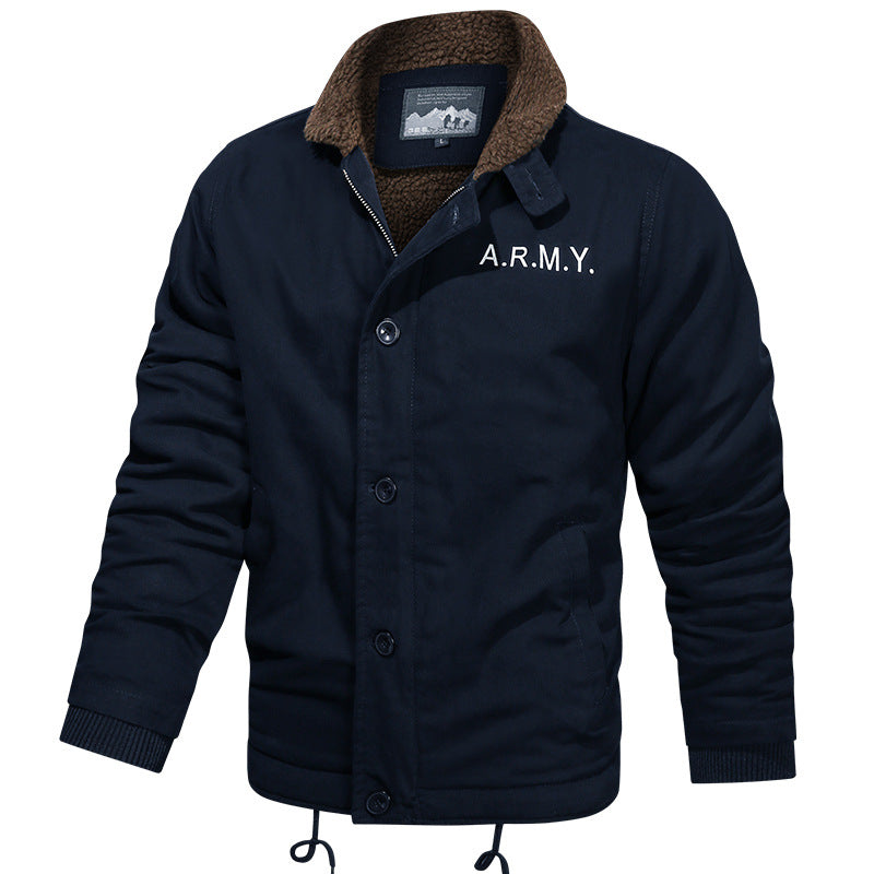 Men's Military-Inspired Jacket Lisslune