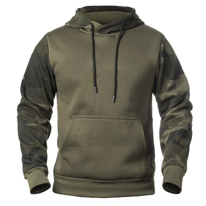 Men's hoodie with modern camouflage design Lisslune