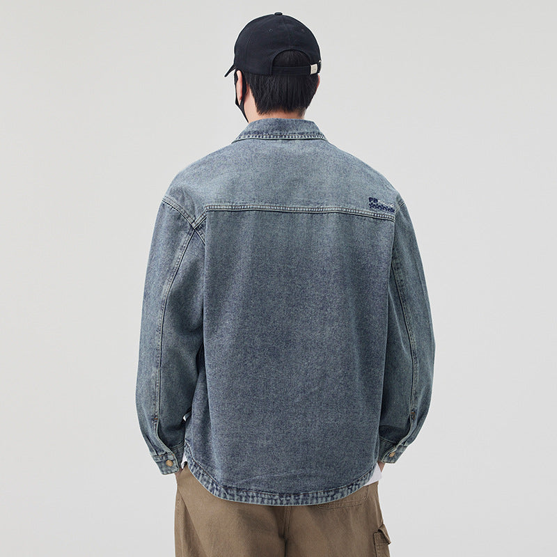 Men's Casual Denim Jacket Lisslune