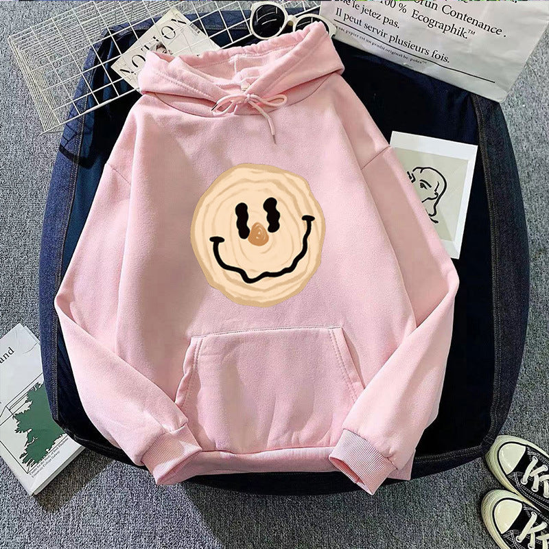 Women's hoodie with cheerful smile motif Lisslune