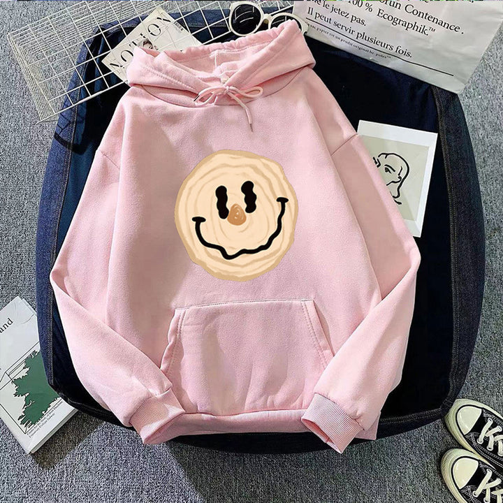 Women's hoodie with cheerful smile motif Lisslune