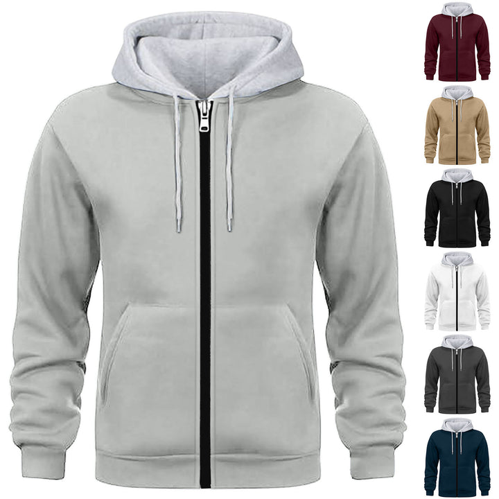 Men's Sporty Hoodie Jacket with Innovative Inner Lining Processing Lisslune