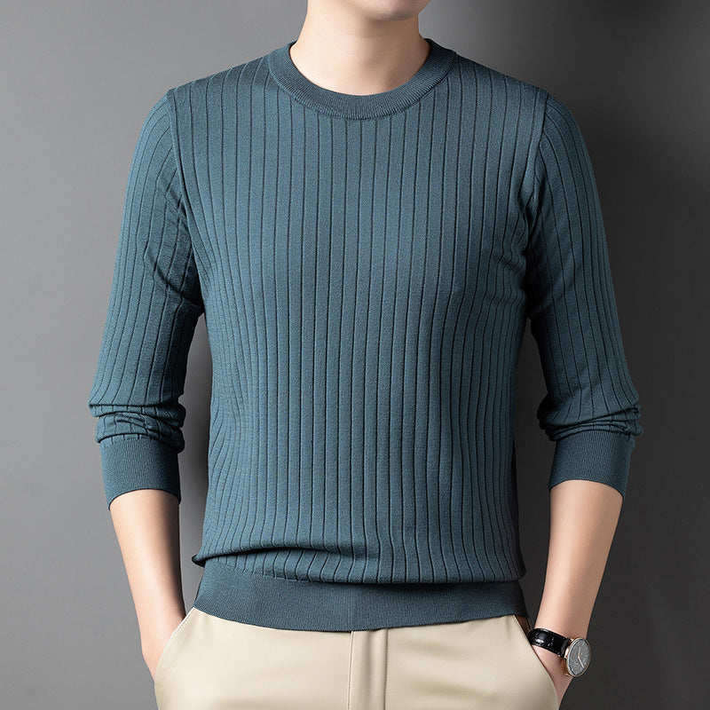 Men's Fine Rib Sweater Lisslune