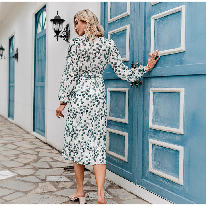 Women's maxi dress with floral pattern Lisslune