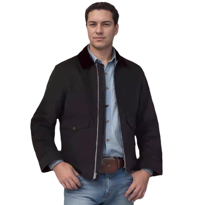 Men's Casual Utility Jacket with Practical Pockets and Robust Design Lisslune