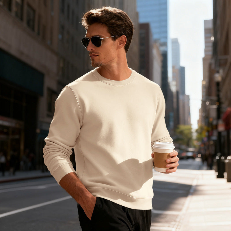Men's casual sweatshirt with modern cut and comfortable cotton blend Lisslune