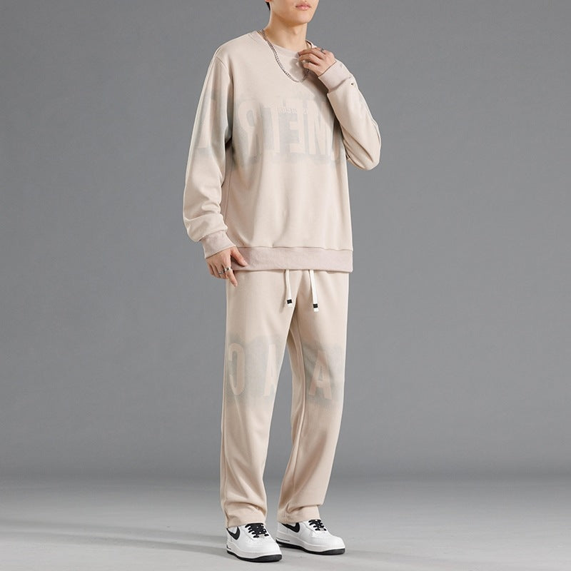 Men's Casual Sweatshirt-and-Pants Set Lisslune