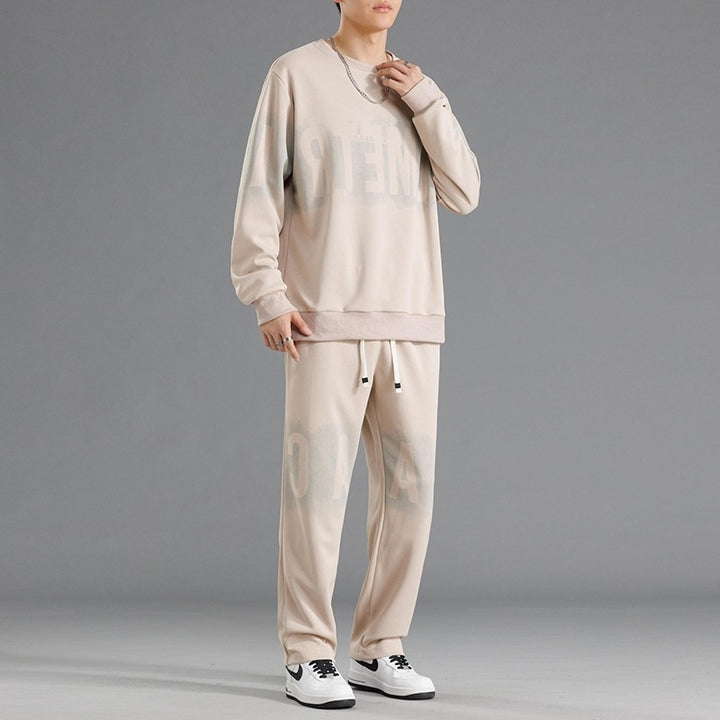 Men's Casual Sweatshirt-and-Pants Set Lisslune