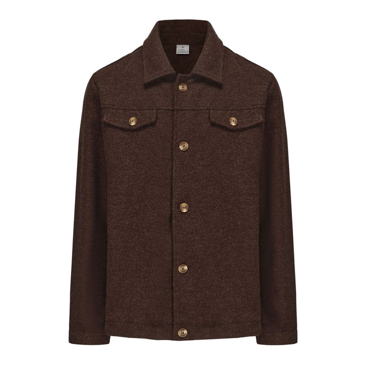 Men's casual fleece jacket with textured inner lining Lisslune