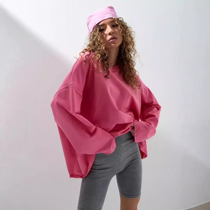 Women's oversized long sleeve shirt Lisslune