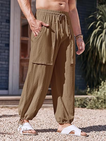 Men's airy leisure pants Lisslune
