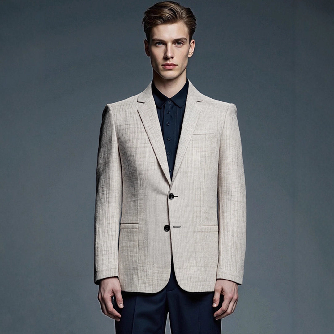Men's elegant structured suit jacket Lisslune