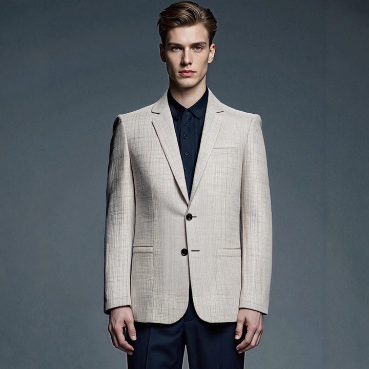 Men's elegant structured suit jacket Lisslune