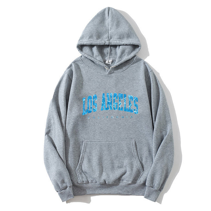 Women's hoodie with striking Los Angeles lettering Lisslune