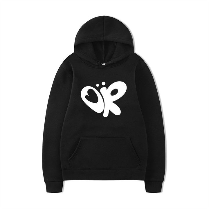 Women’s hoodie with large print and practical kangaroo pocket Lisslune