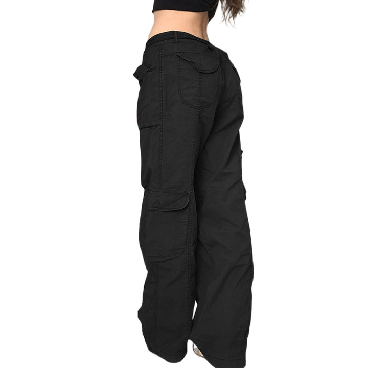 Women's cargo pants with side pockets and adjustable waistband Lisslune