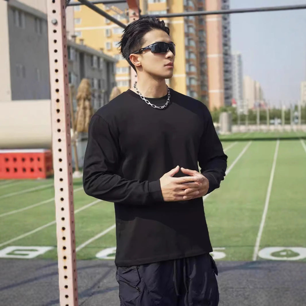 Men's long sleeve shirt made of high-quality cotton with breathable texture Lisslune