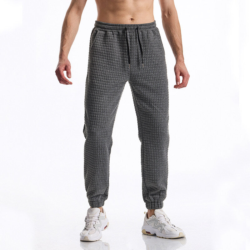 Men's jogging pants with textured surface Lisslune