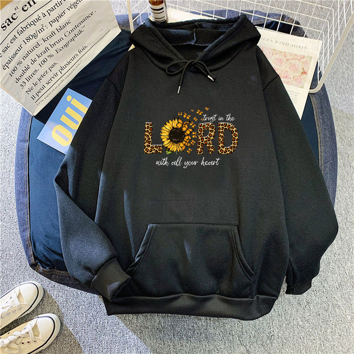 Women's hoodie with inspiring sunflower design Lisslune