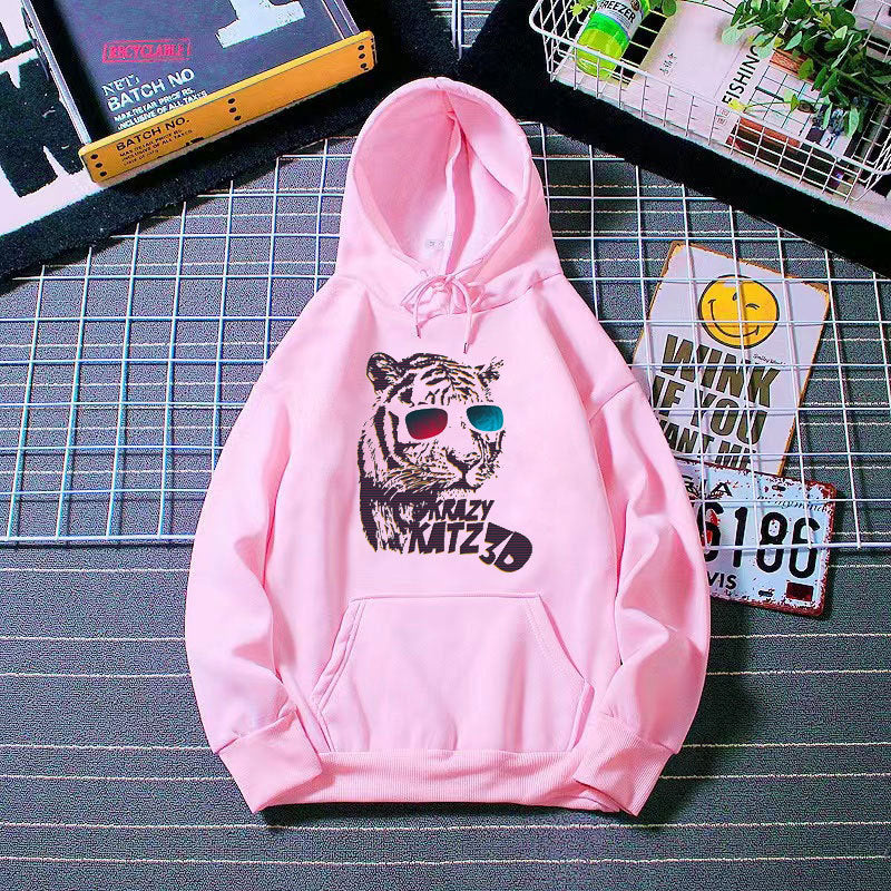 Women's hoodie with stylish tiger motif Lisslune