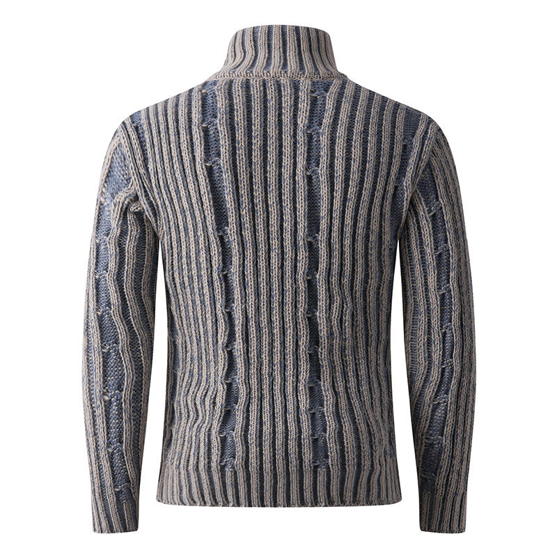 Men's striped knit sweater Lisslune