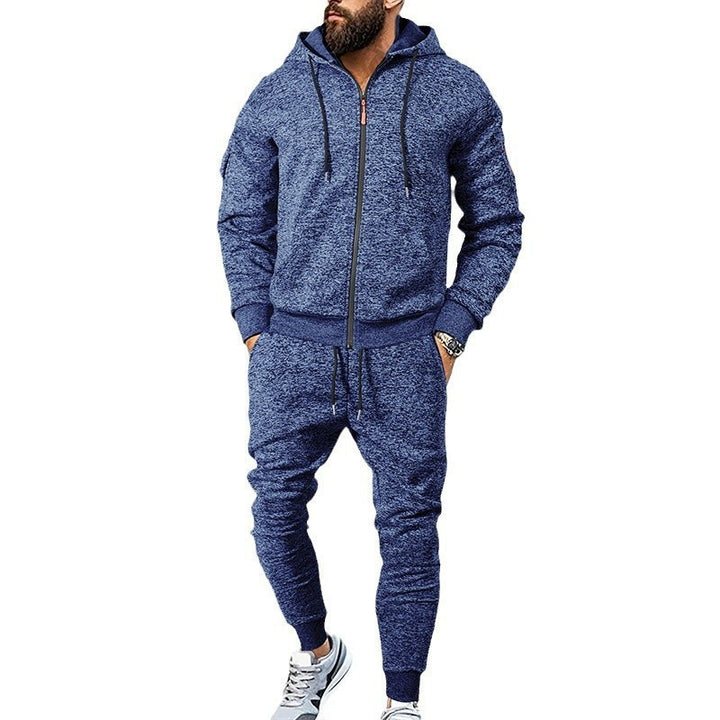 Men's tracksuit with hood and practical pockets Lisslune