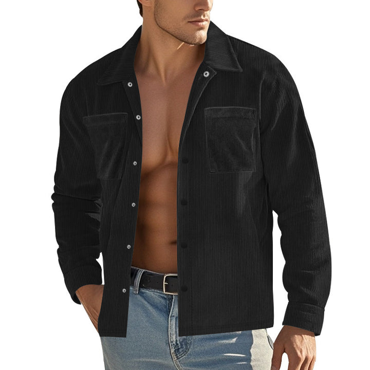 Men's cord jacket with practical pockets Lisslune