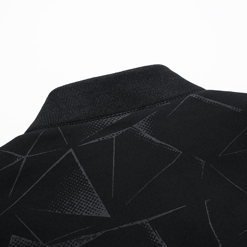 Men's fashionable sweatshirt jacket with graphic pattern Lisslune
