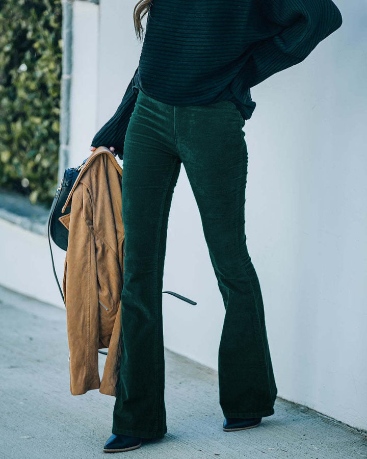 Damen Bequeme Bootcut-Hose aus weichem Material Lisslune