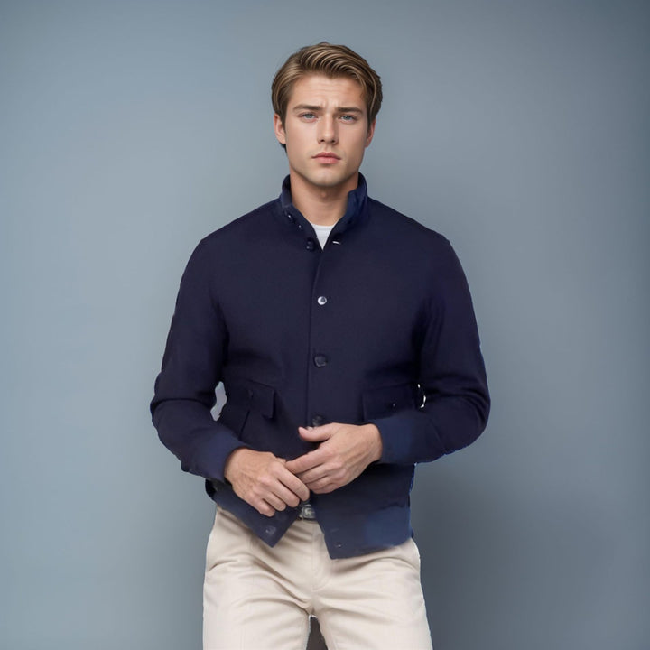 Men's fashionable utility jacket with practical pockets Lisslune 1760428331