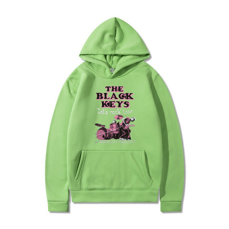 Women's hoodie with creative rock band design and comfortable fit Lisslune
