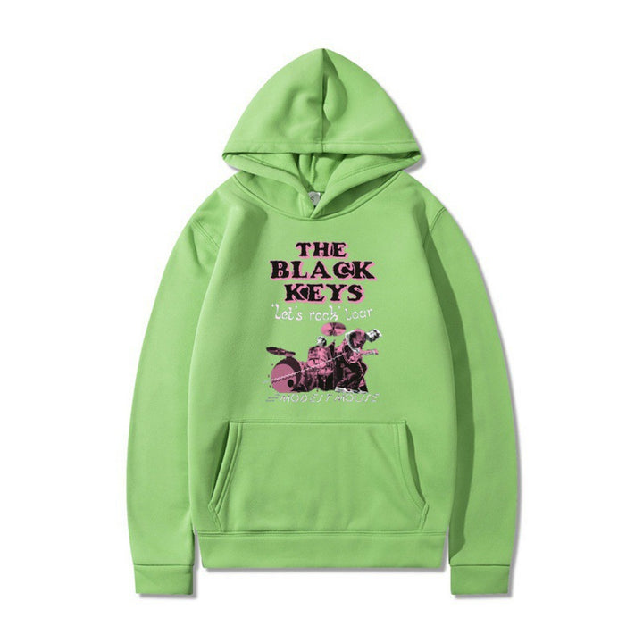 Women's hoodie with creative rock band design and comfortable fit Lisslune